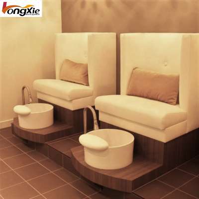 Most Popular Wholesale Cheap Salon Foot Massage Salon Pedicure Chair Station Single&Double&Triple Seat Bench