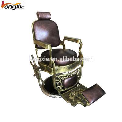 vintage old style barber chair luxury