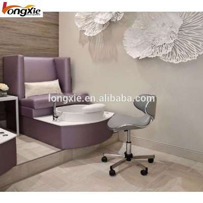 Modern kids pedicure bench station spa pedicure chair for beauty salon