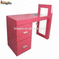 Beauty Nail Equipment Salon Furniture Manicure Table With Nail Polish Display Rack