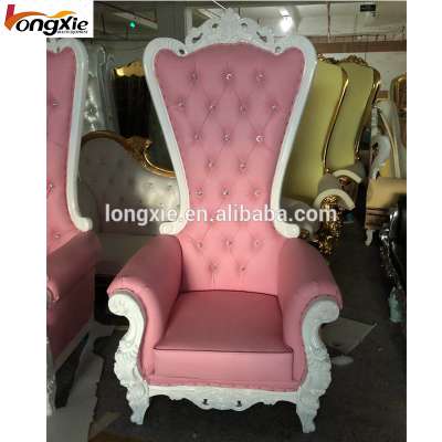 Cheap Modern Fancy Design Lovely Hot Pink Foot Spa Massage Beauty Salon Throne High Back  Luxury Spa Pedicure Chair