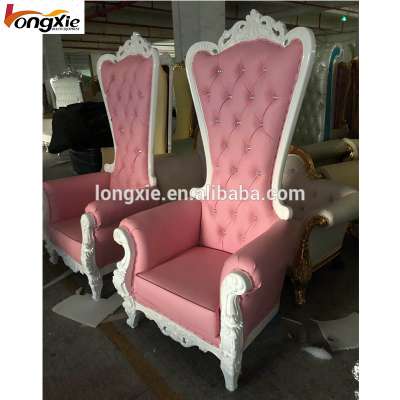 Most Popular Cheap Modern Lovely Hot Pink Fancy Design Foot Spa Massage Throne High Back Beauty Salon Luxury Spa Pedicure Chair