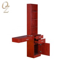 OZ 10-year warranty wholesale Wall Mount Hair Styling Barber Station Floating Desk/Black Tower Styling Station