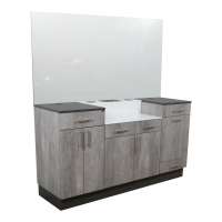 Canada mirror station for sale;Most popular barber station for beauty salon;High quality salon equipment